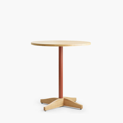 Table bistrot ronde en bois massif – H 76 cm