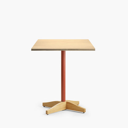 Table bistrot carrée en bois massif – H 76 cm
