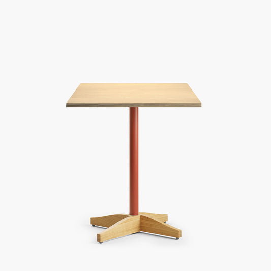 Table bistrot carrée en bois massif – H 76 cm