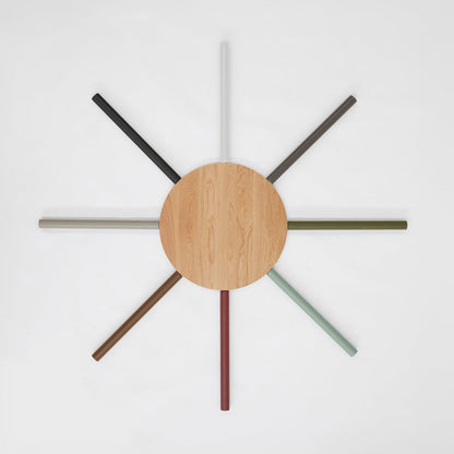 Table bistrot ronde en bois massif – H 76 cm