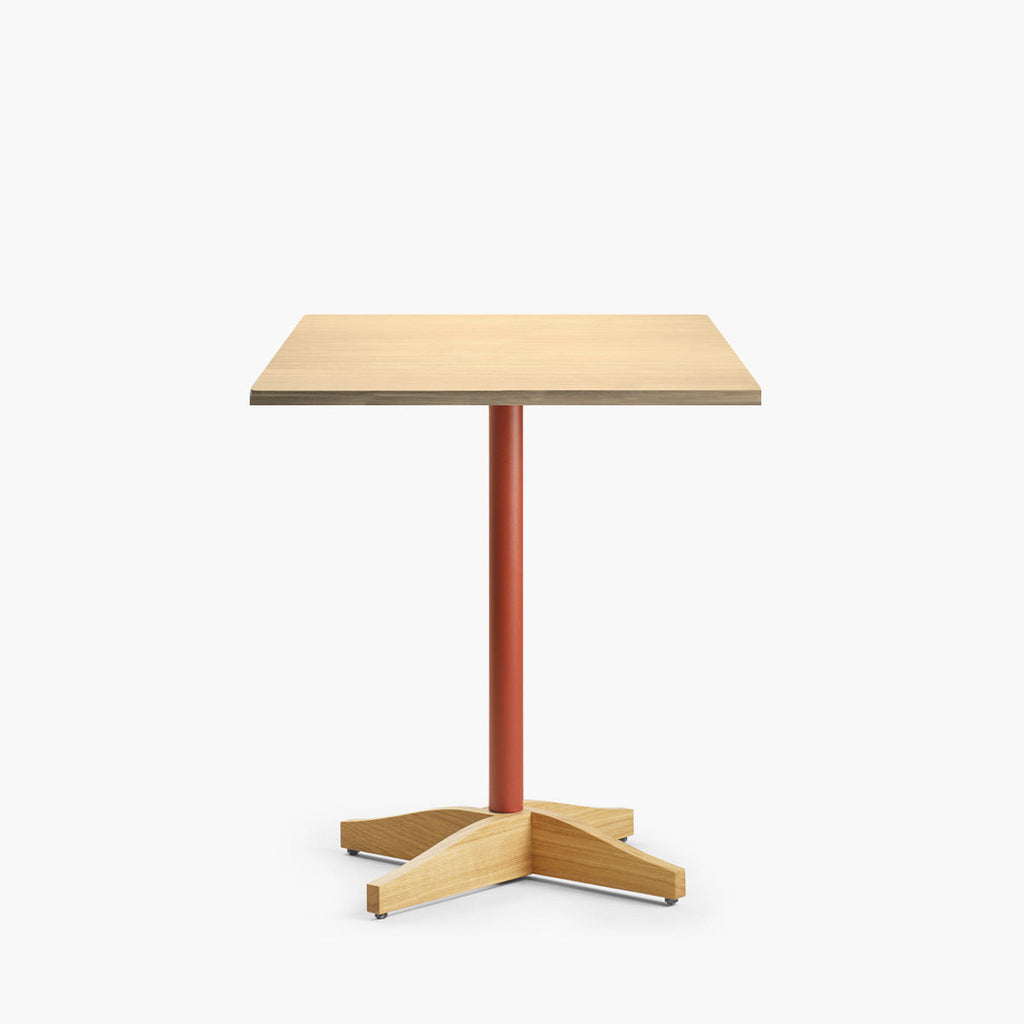Table bistrot carrée en bois massif – H 76 cm