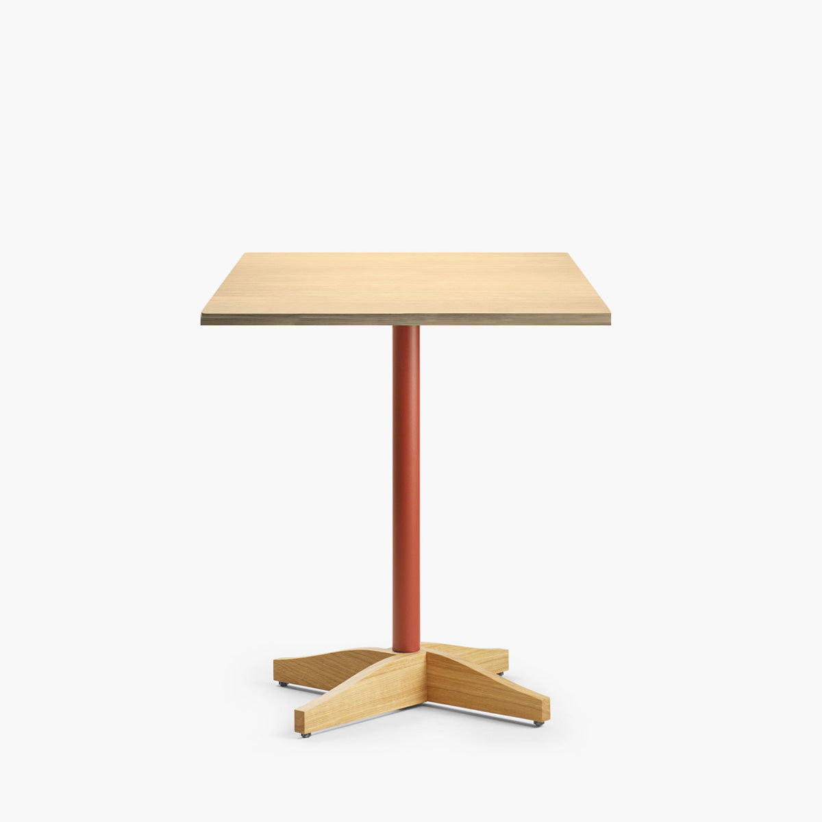 Table bistrot carrée en bois massif – H 76 cm