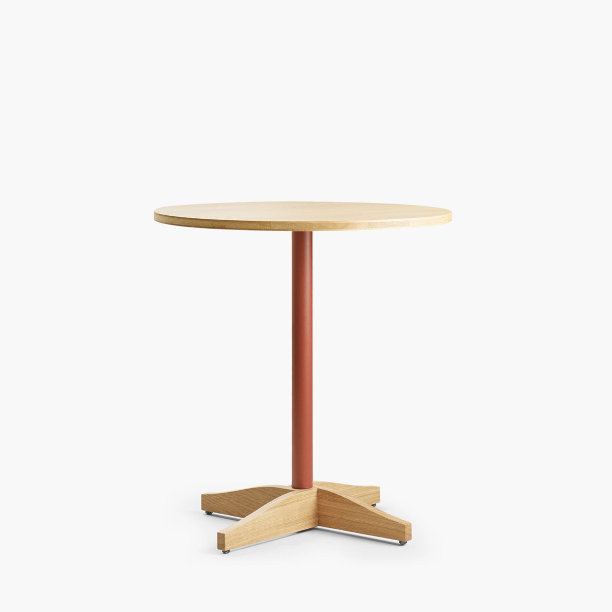 Table bistrot ronde en bois massif – H 76 cm