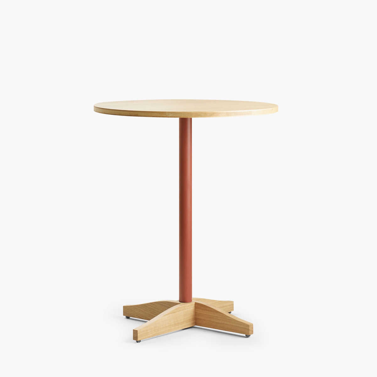 Table bistrot ronde en bois massif – H 90 cm