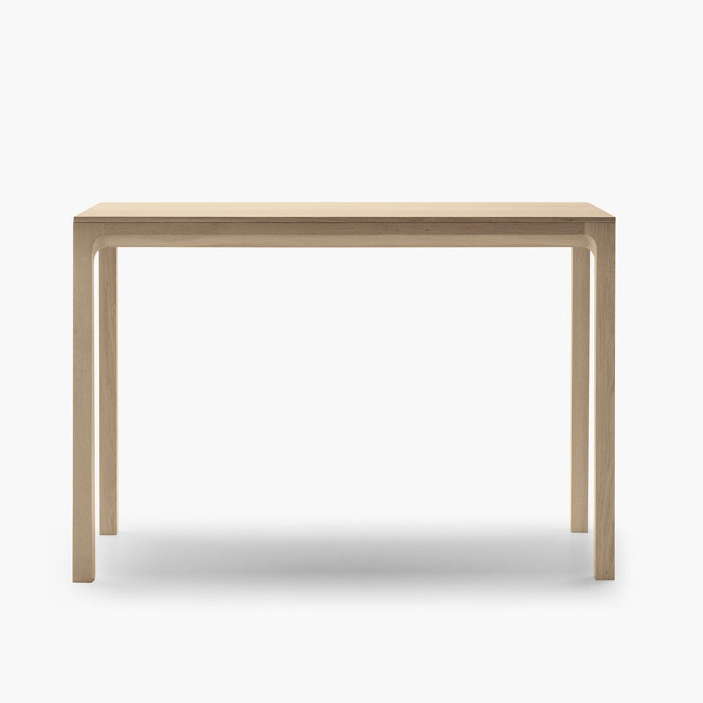 Table haute carrée en bois massif – H 108 cm