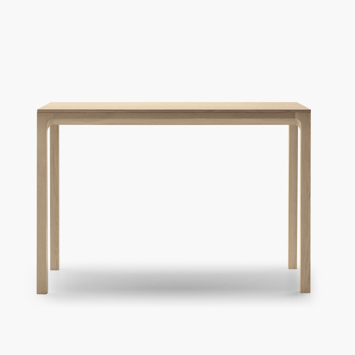 Table haute carrée en bois massif – H 108 cm