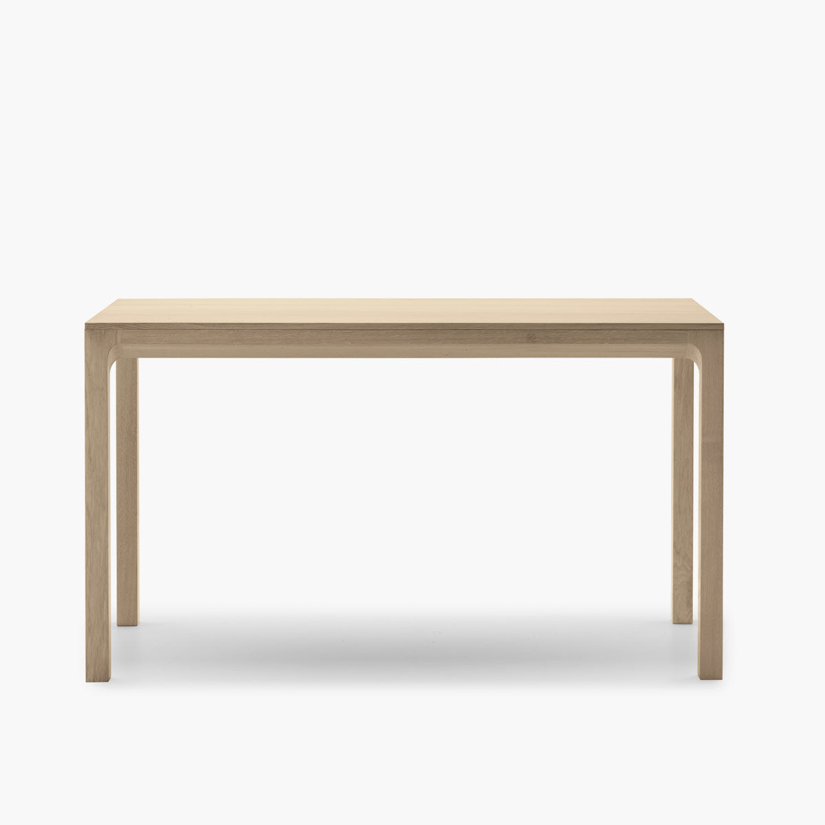 Table haute carrée en bois massif – H 90 cm