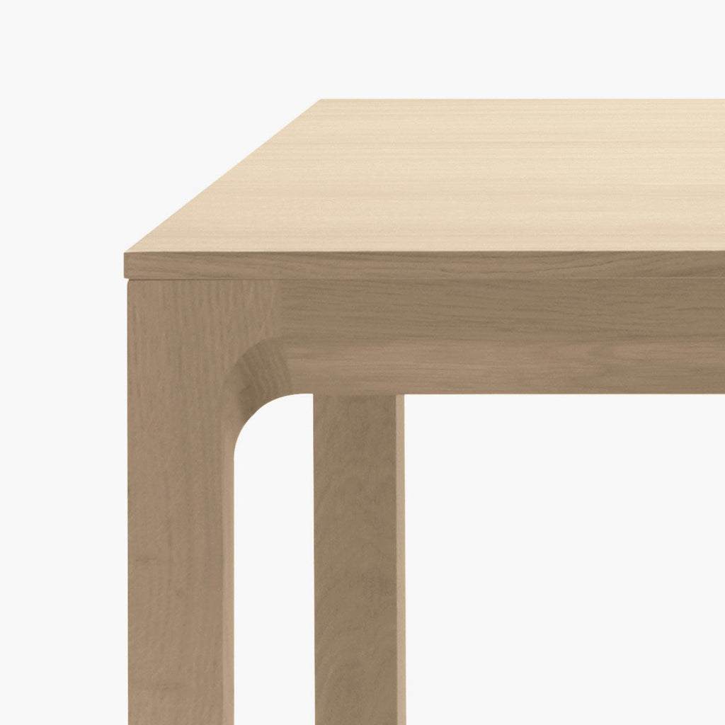 Table haute rectangulaire en bois massif – H 90 cm